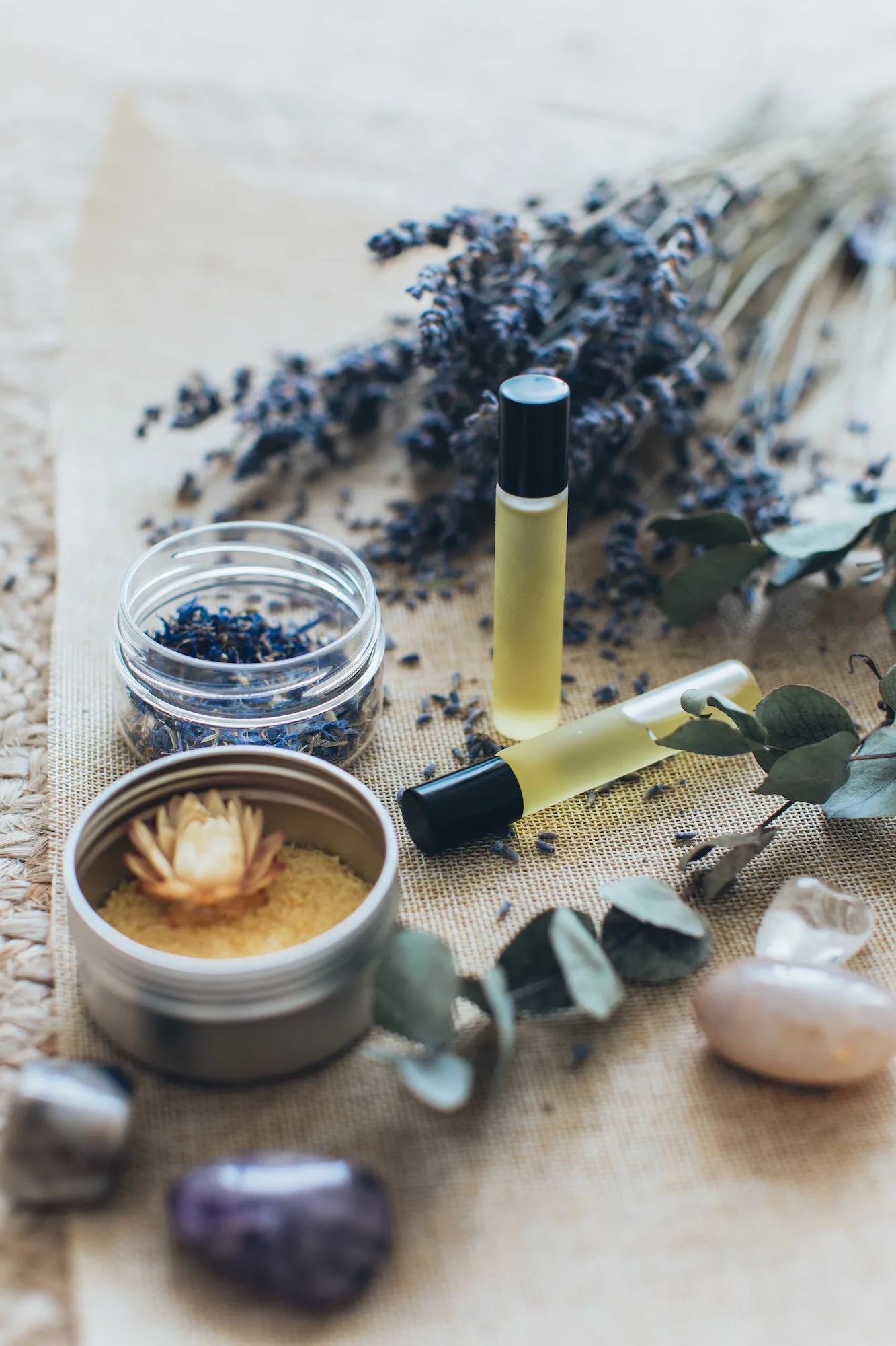 crystal healing oils